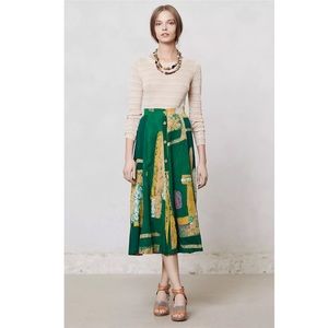 Anthropologie Osei Duro Strata Panel Midi Skirt